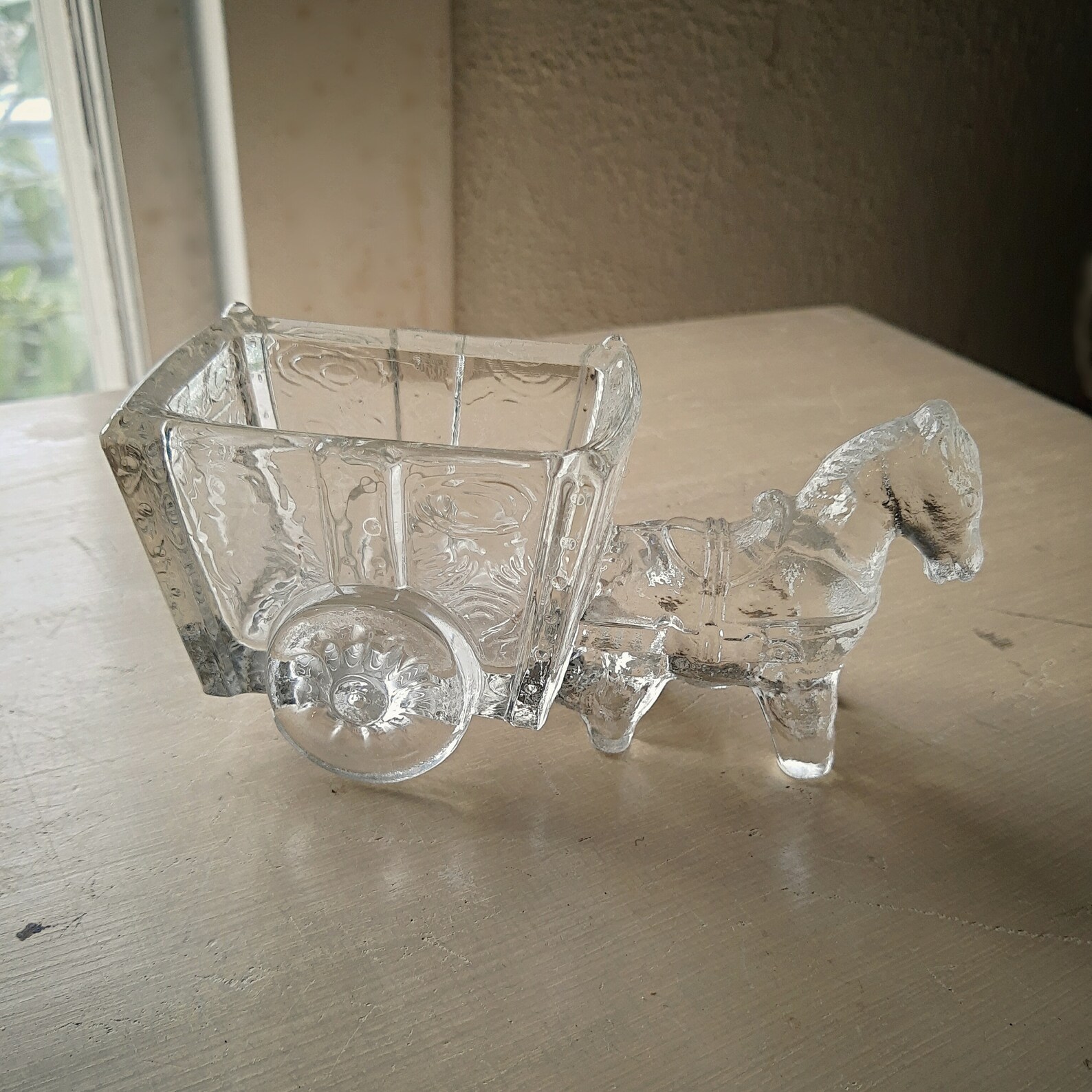 VINTAGE CANDY DISH Horse and Cart Etsy