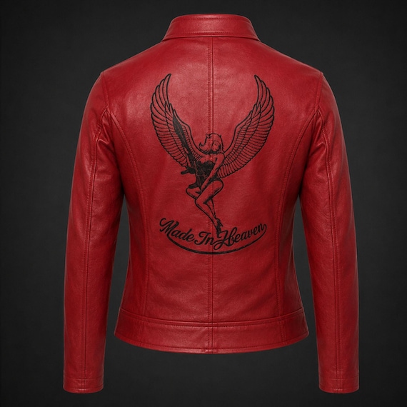 Claire Redfield Jacket Red Leather Cosplay Jacket Resident Evil 2