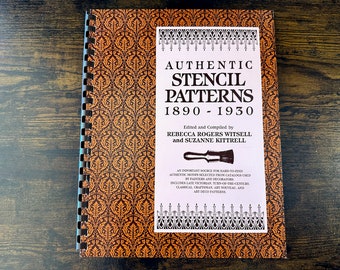 1985 *Authentic Stencil Patterns 1890-1930* compilation, Witsell Kittrell, historic interiors recreation design source handbook