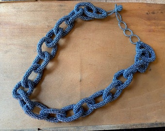【2plan】24SS★ [LAN ARCHIVE] Clear Beaded Chain Necklace ~NK7714-20SVJJJ-1.jpg