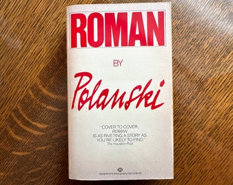 Roman by Polanski, autobiography, 1985 paperback Ballantine, filmmaking movies