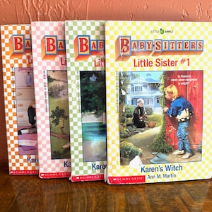 PICK A BOOK. Baby-sitters Little Sisters Little Apple paperbacks, vintage 1980s, Ann M. Martin, choose from dropdown menu