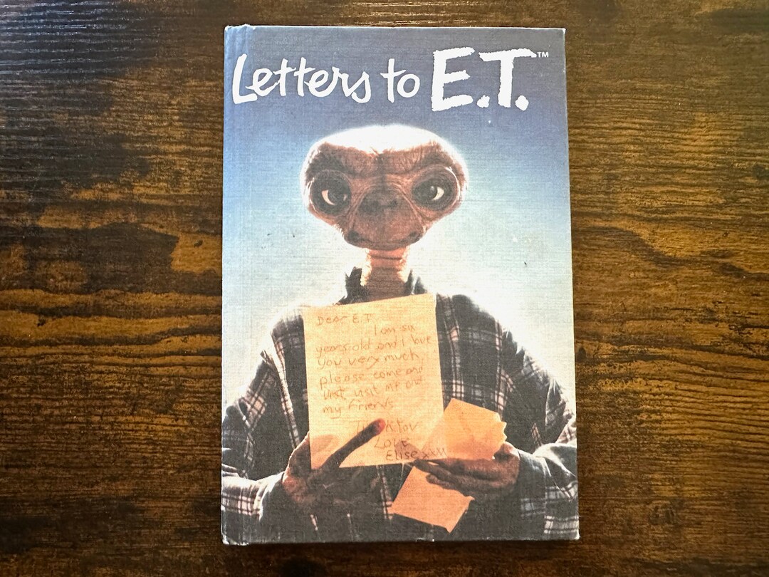 1983年　90’s 映画E.T.　BOOK★Letter To E.T. Letters to E.T. by Steven Spielberg (1983, Other) for sale