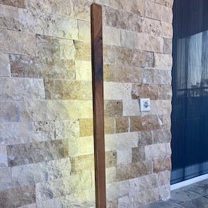 MODERN Corner Floor Lamp Standing Floor Lamp Wood LED Floor Lamp Minimalist Floor Lamp Scandi Lighting Light Column