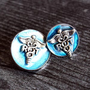 respiratory therapy pin, RT white coat pinning ceremony, respiratory therapist, sparkle blue