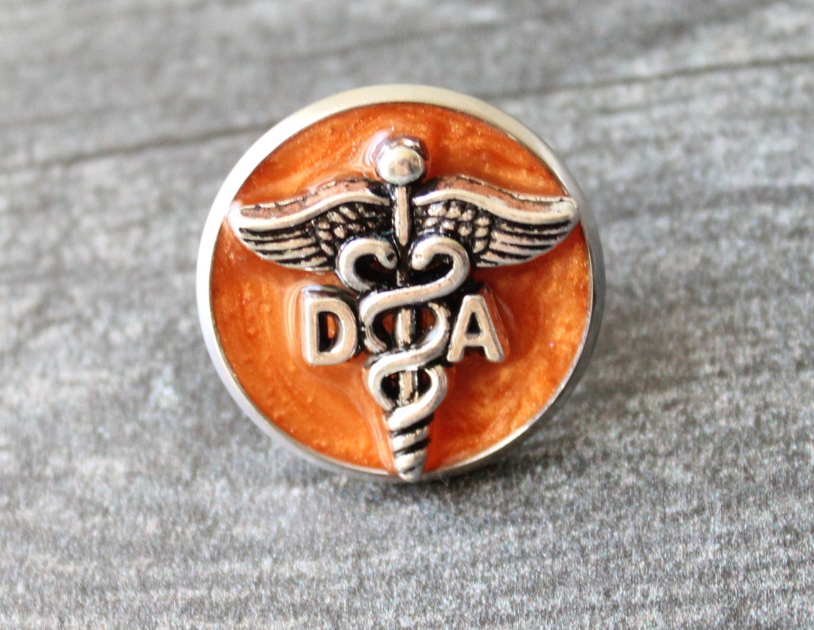 Dental assistant pin DA pinning ceremony white coat Etsy