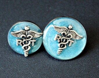 respiratory therapy pin, RT white coat pinning ceremony, respiratory therapist, blue mica