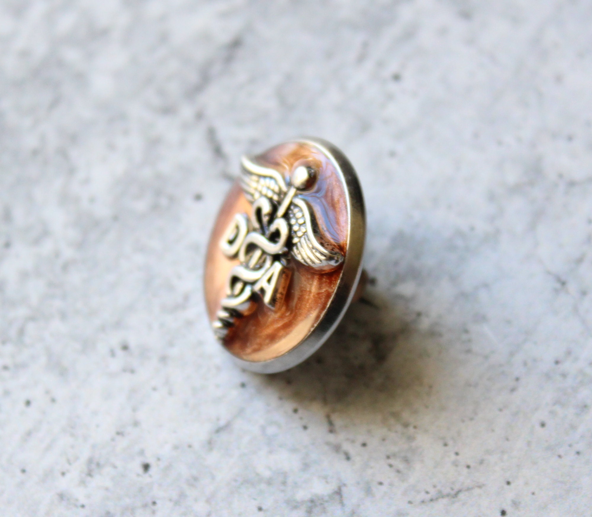 Dental assistant pin DA pinning ceremony white coat Etsy