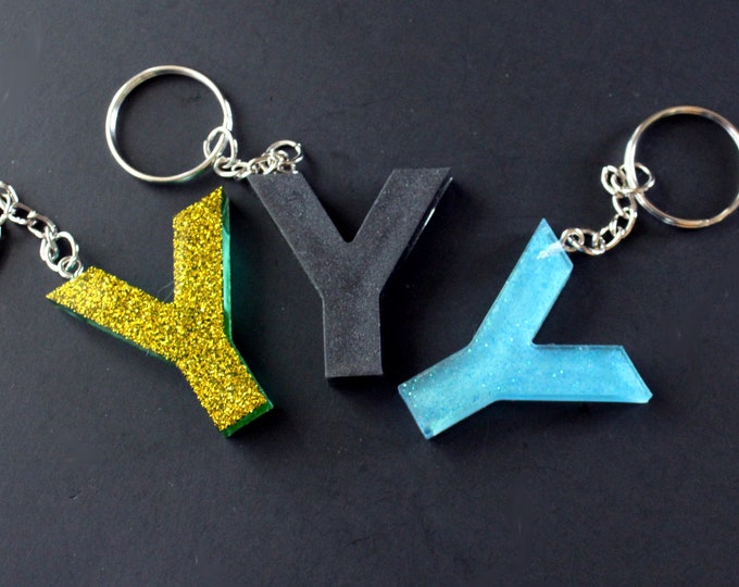 initial keychain, letter Y