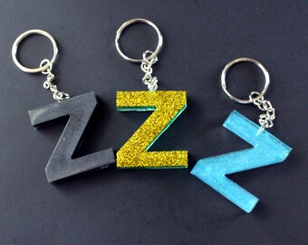 initial keychain, letter Z