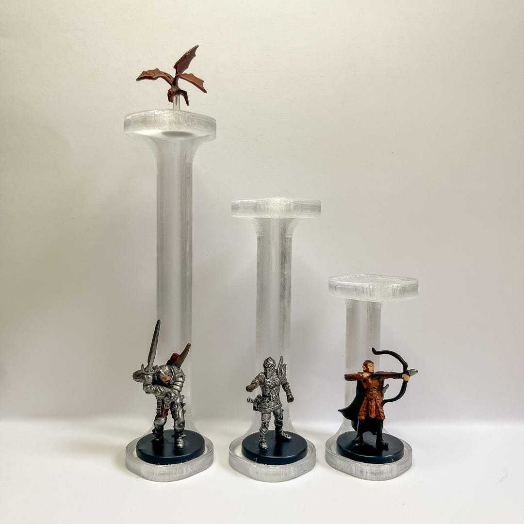 Compact Flight Stand Set for Medium D&D Characters (3 Heights ...