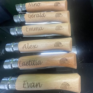 Opinel with engraving of your choice