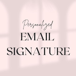 Personalized Email Signature