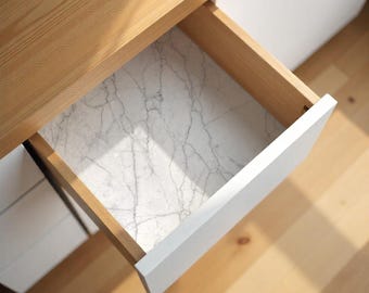 Kontaktpapper i stenmarmor, lådfodral med stenutseende, vitgrå självhäftande tapet, självhäftande väggmålning, lyxig avtagbar vägg