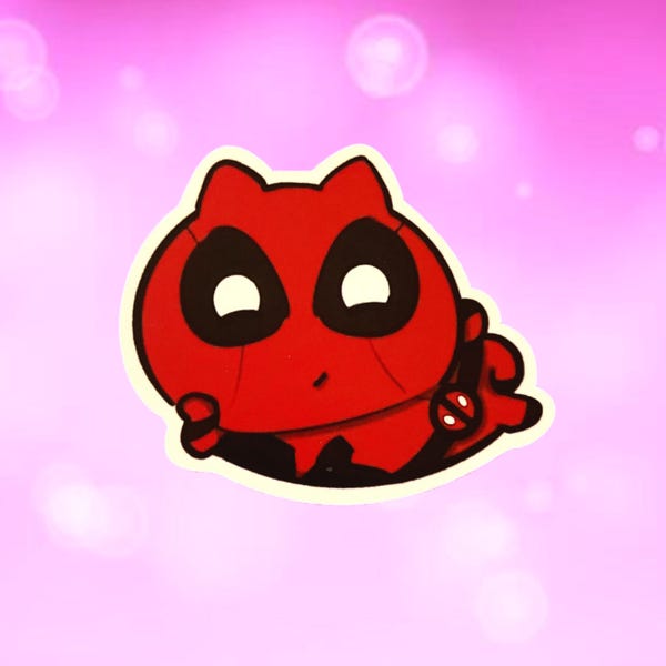 Chiikawa Deadpool Sticker
