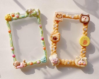 Christmas Toy Store Card Holder | Kawaii Cream Resin ID Badge Holder | Unique Nickelodeon Gift for Fans