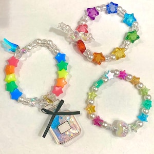Kandi Bracelet Pack - Pearlescent Rainbow :3