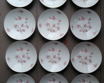 Vintage Hutschenreuther Floral Soup Bowls