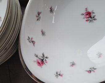 Vintage Meito Rose Chintz Dishes - Main Image
