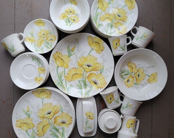 Vintage Noritake Buttercup Dishes