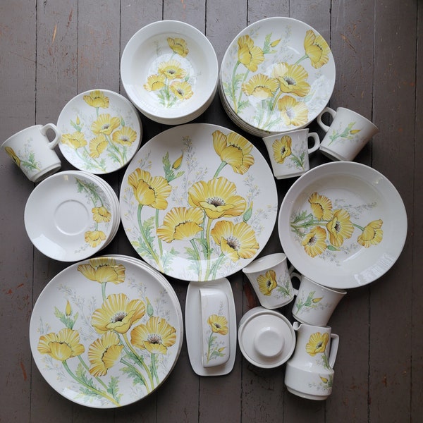 Vintage Noritake Buttercup Dishes