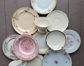 Vintage Scratch and Dent Imperfect Dishes