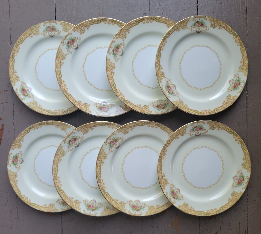 Vintage Noritake Bread and Butter Plates Etsy
