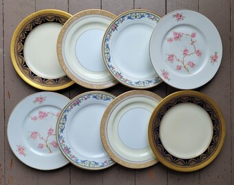 Vintage Mismatched Dessert Plates