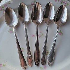 Vintage Silverplated Serving Spoons