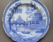 Vintage Spode Blue Room Transferware Dinner Plate
