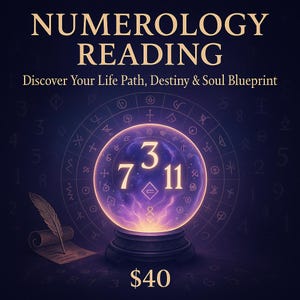 Personlig numerologiläsning | Livsstig, öde, själsdrift och mer