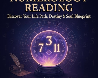 Gepersonaliseerde numerologielezing | Levenspad, bestemming, zielsdrang en meer