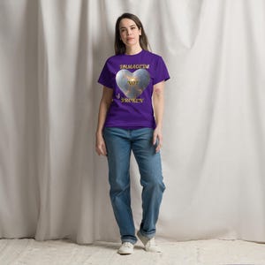 Damaged Not Broken Heart Gildan 5000 T-Shirt – Empowering Kintsugi-Inspired Design with Butterflies Unisex Classic Tee