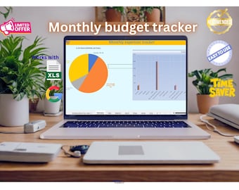 Budget Spreadsheet Budget Planner Budget Template Monthly Budget Tracker Simple Budget beginner friendly budget expenses tracker excel