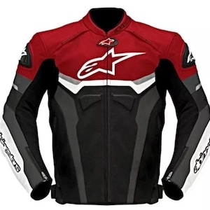 Alpinestars TG-P Plus Motorbike Original Cowhide Leather Jacket, Biker&#39;s Racing Motorcycle Jackets