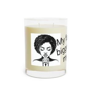 Serene Scented Candle - Inspirational Home Decor, Gift for Her, Relaxation, Aromatherapy, Birthday Gift, Self-Care