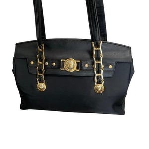 Near MINT VTG Gianni Versace Sunburst-schoudertas | zeldzaam verzamelstuk uit de jaren 90 afbeelding 2