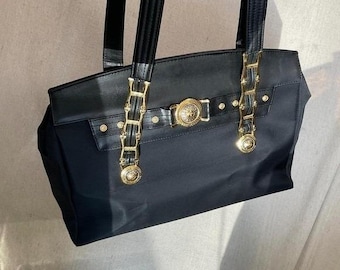 Bolso de hombro Sunburst de Gianni Versace, casi nuevo, pieza de colección rara de los años 90