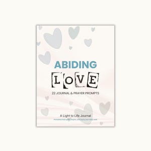 Diario dell'amore duraturo / 22 giorni di preghiera cristiana / Bibbia devozionale stampabile / Crescita spirituale
