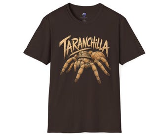 Camiseta con ilustración de araña tarántula / Camiseta con estampado de tarántula