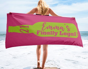 Personalized Custom Beach Towel | Unique Design for Your Beach Adventures