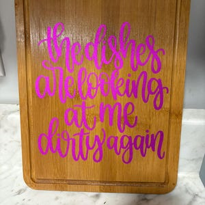 Custom made Bamboo cutting board