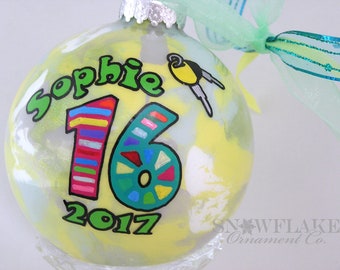 SWEET 16 TEEN Birthday Personalized Ornament Gift