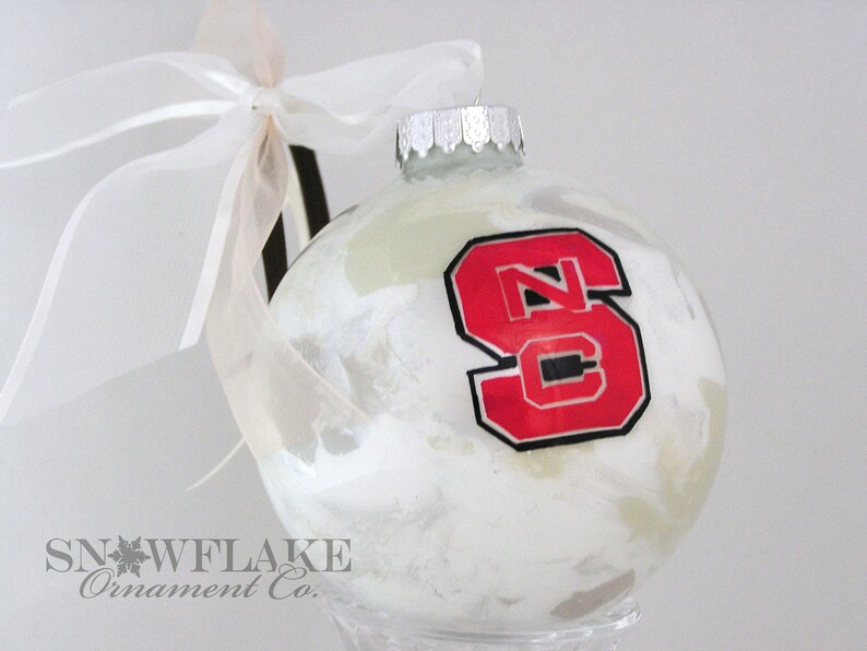 Upscale Personalized SORORITY or FRATERNITY LOGO Glass Ornament image 6