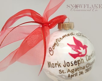 BAPTISM PERSONALIZED KEEPSAKE Ornament