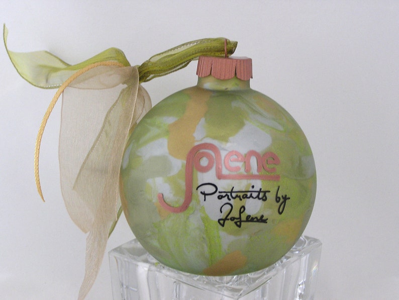 Custom COMPANY & ORGANIZATION LOGO Glass Christmas Ornament Gift image 9