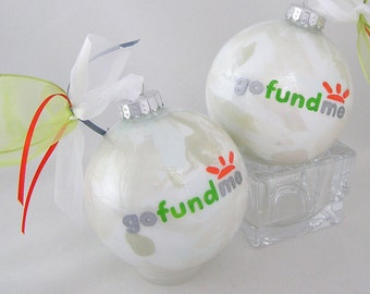 Your LOGO on a Glass Ornament