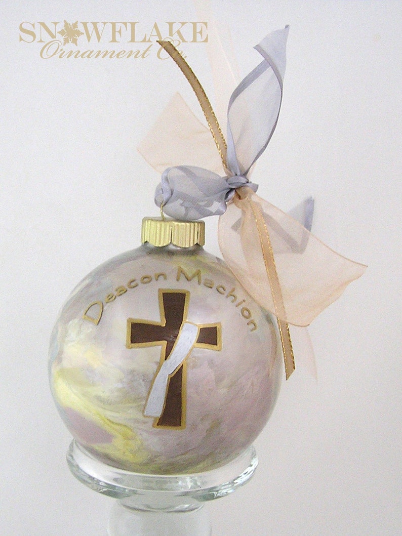 CATHOLIC DEACON RELIGIOUS Christmas Ornament Keepsake Etsy