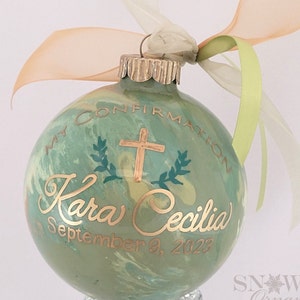 CONFIRMATION PERSONALIZED KEEPSAKE Ornament