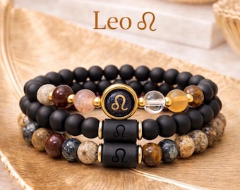 Leo Bracelet Set – Confidence, Power & Success